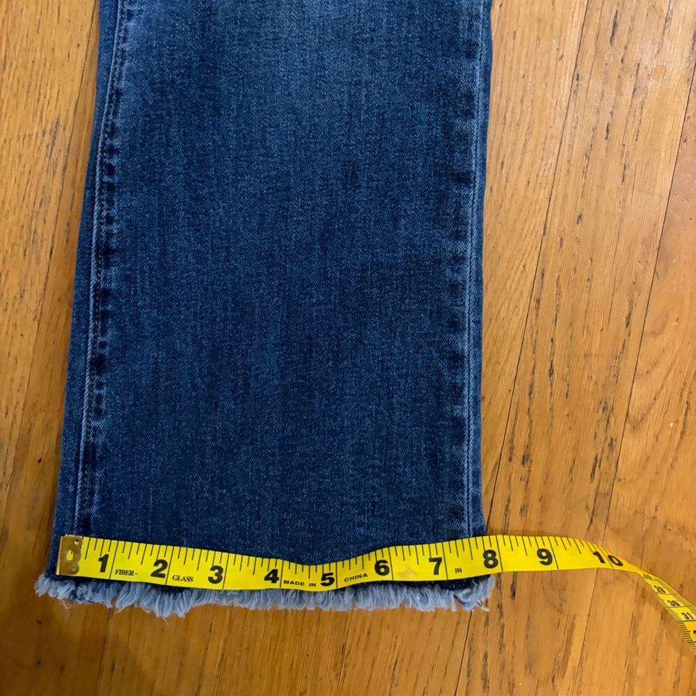 LOFT Outlet Curvy Demi Boot Jeans Size 10 Raw Hem - Picture 14 of 15